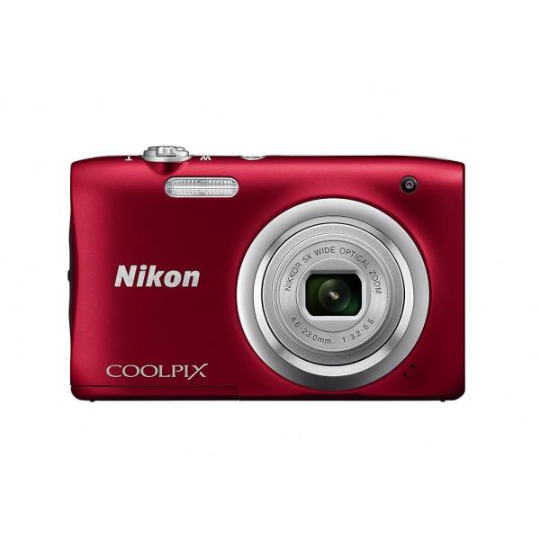 【整備済み品】 Nikon デジタルカメラ COOLPIX A100 光学5倍 2005万画素 レッド A100RD