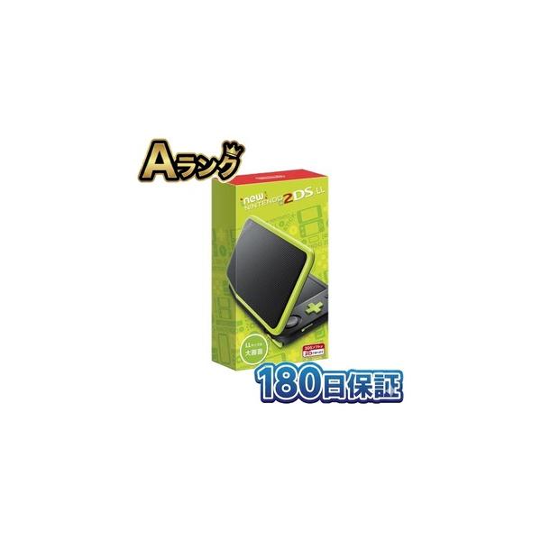 【整備済み品】 Newニンテンドー2DS LL ブラック×ライム SDカードフォーマット済 [video game]