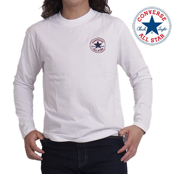 【ぽっきり 送料無料 1000円】ロンt メンズ ブランド 長袖 tシャツ コンバース converse 春夏 秋冬 クルー ポケット付き 綿100% インナー ゆったり