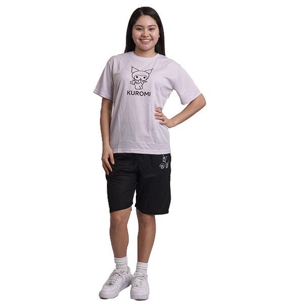 【新品】サンリオ　クロミちゃん　Ｔシャツ 短パン　セットアップ　Lサイズ 新品】サンリオ クロミ Tシャツ ハーフパンツ セットアップ ルーム