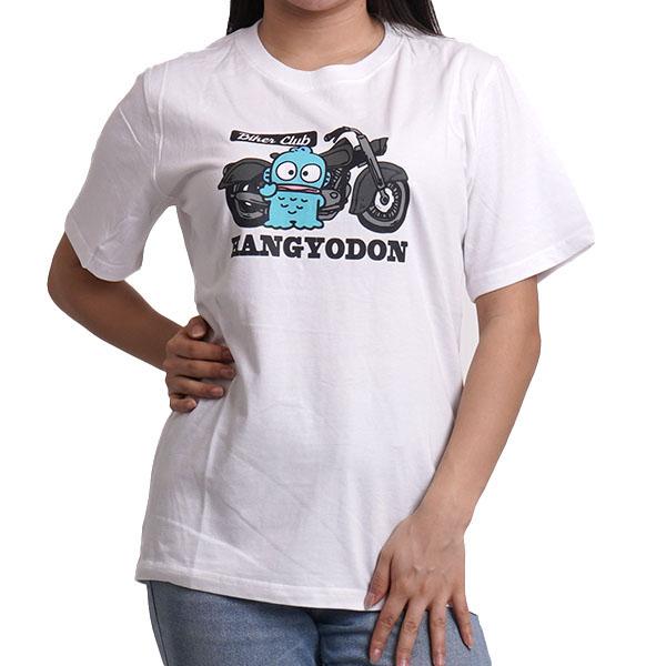 ハンギョドン tシャツ メンズ レディース 半袖 キャラクター サンリオ 人気 綿100% ポケット付き 送料無料