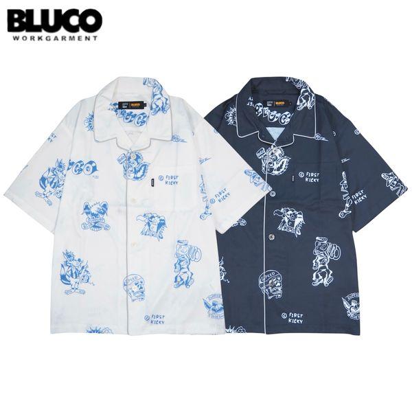 あ*ひ様 ブルコ　プールサイドシャツ　タトゥー BLUCO 【セール20%OFF】BLUCO/ブルコ POOLSIDE SHIRT SS -Tattoo