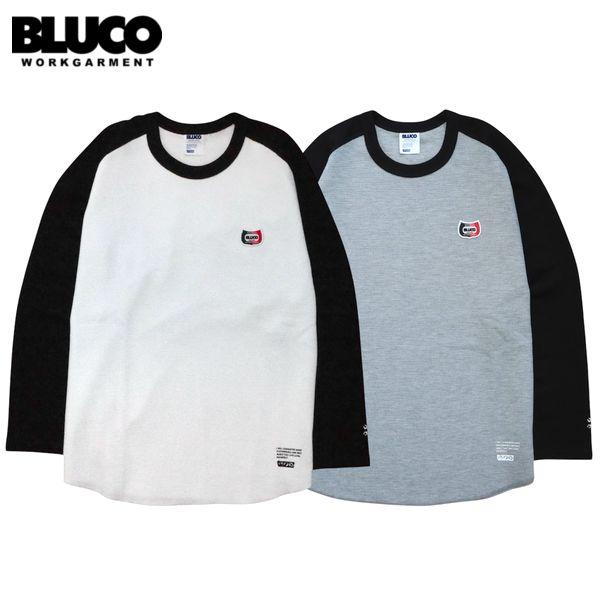 BLUCO リンガーネック ワッフル生地 長袖 Tシャツ サーマル ロンT L BLUCO リンガーネック ワッフル生地 長袖 Tシャツ サーマル ロンT L