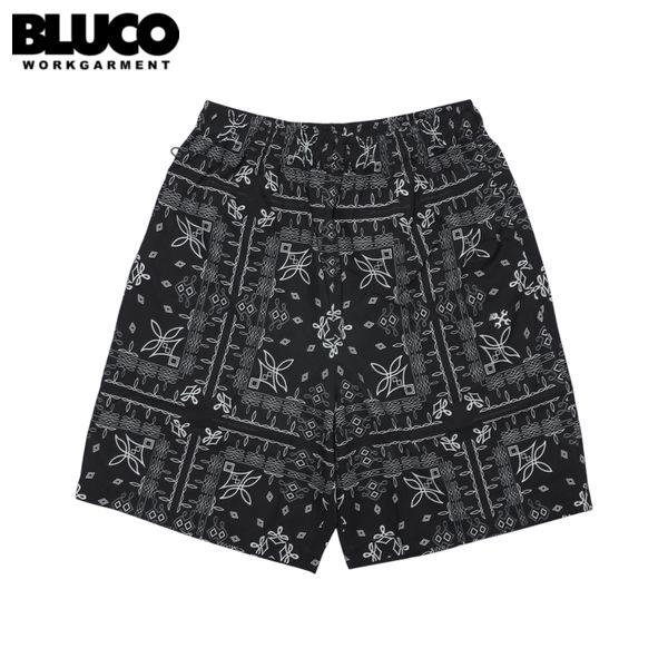 BLUCO/ブルコ EASY SHORTS-BANDANA-/イージーショーツ 163-45-011・BLACK