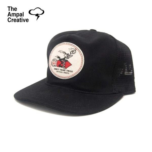 「MADE IN USA」THE AMPAL CREATIVE/ザ・アンパル・クリエイティブ DON'T THINK TWICE - Black Snapback S175