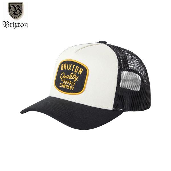 BRIXTON/ブリクストン HUBAL C NP MP TRUCKER HAT/トラッカーキャップ 12037・BLACK/OFF WHITE