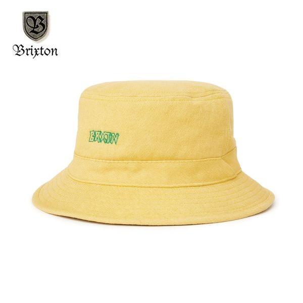 Brixton ブリクストン Simmons Bucket Hat バケットハット Yellow Brixton19su009 Freeway 通販 Yahoo ショッピング