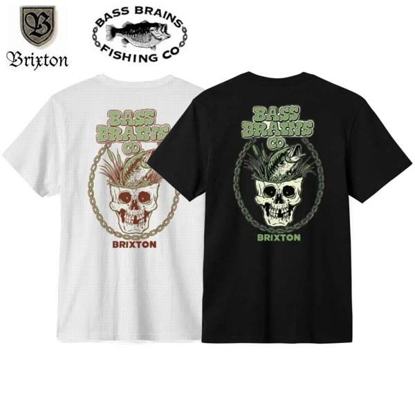【セール40%OFF】BRIXTON/ブリクストン BASS BRAINS SKULL SS STT/Tシャツ・2color