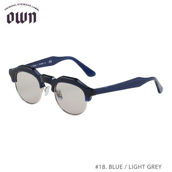 OWN/オウン #18 BLUE / LIGHT GREY【アイウェア】【サングラス