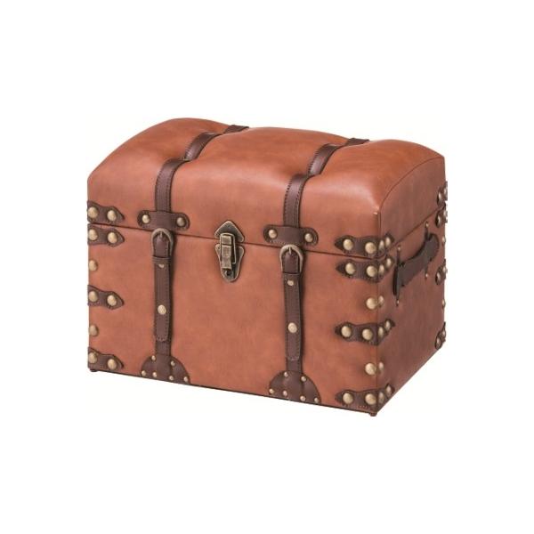 メンソシリーズ収納付トランクボックススツール　大・小（２個セット）IW-276