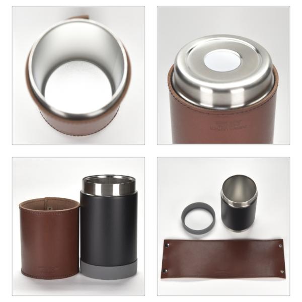 タンドレザータンブラーケース 栃木レザー タンブラー 缶ホールドサーモタンブラー ジーンズ 本革