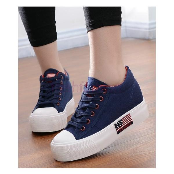 スニーカー レディース 美脚 カジュアル キャンバス レースアップ 靴レディース歩きやすい ズック靴 厚底パンプス 春夏 Buyee Buyee Japanese Proxy Service Buy From Japan Bot Online