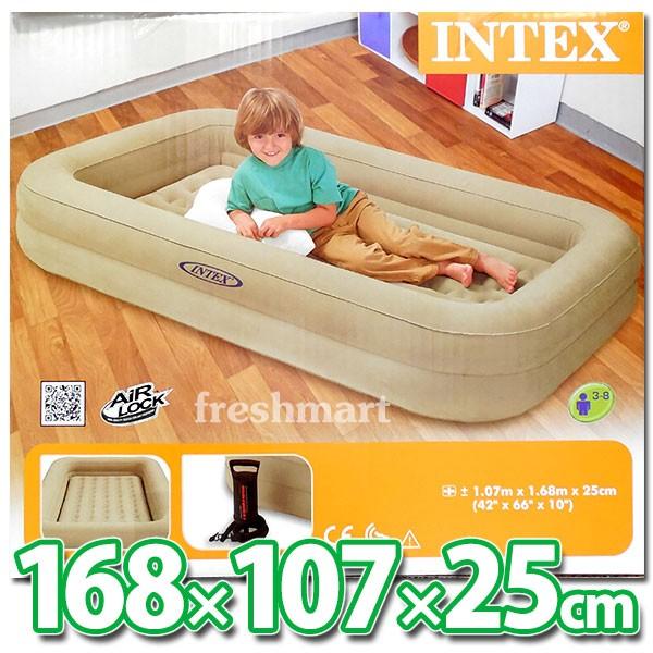 インテックス Intex キッズ用エアーベッド 168 107 25cm ポンプ 持ち運びバッグ付き 子供用エアベッド マットレスタイプ Buyee Buyee 日本の通販商品 オークションの代理入札 代理購入