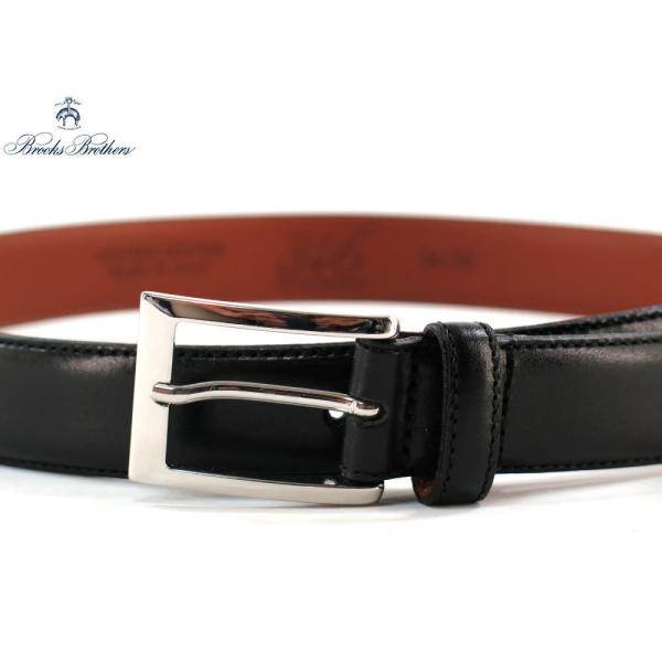 BROOKS BROTHERS】ブルックスブラザーズ 銀バックルイタリア伊製レザー