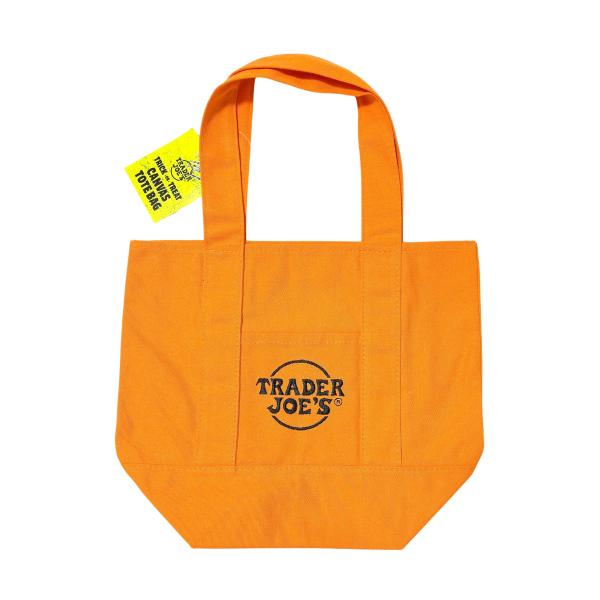 TRADER JOE'S トレーダージョーズ ミニサイズ キャンバストート ハロウィン エコバッグ オレンジ 買い物袋 レジ袋 ショッピングバッグ