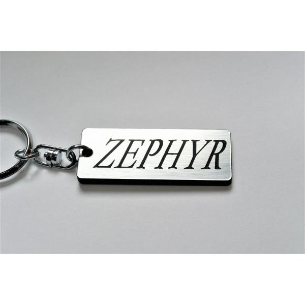 A-131-2 ZEPHYR バージョン2 2層アクリル製 銀黒 2重リング