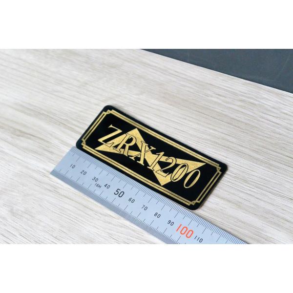 B-4-3 ZRX1200DAEG 黒/金 オリジナルステッカー ZRX1200ダエグ