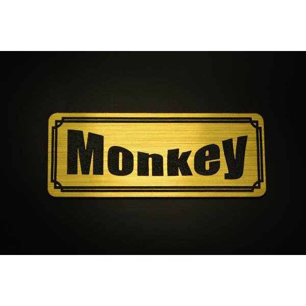 E-201-1 Monkey 金/黒 オリジナル ステッカー ホンダ モンキー