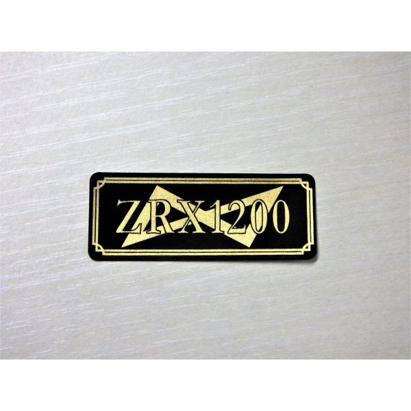 E-41-3 ZRX1200DAEG 黒/金 オリジナルステッカー ZRX1200ダエグ サイド