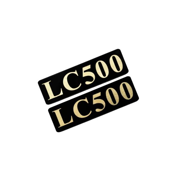 EEE-911-3 LC500 黒金 アクリル2層 ステッカー レクサス カスタム 前期 後期 2枚1セット