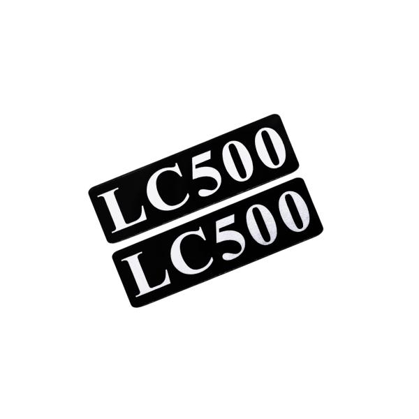 EEE-911-4 LC500 黒白 アクリル2層 ステッカー レクサス カスタム 前期 後期 2枚1セット
