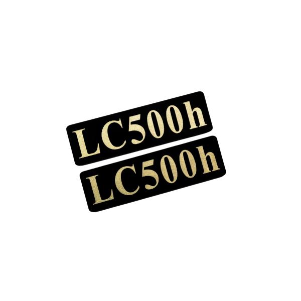 EEE-912-3 LC500h 黒金 アクリル2層 ステッカー レクサス カスタム 前期 後期 2枚1セット
