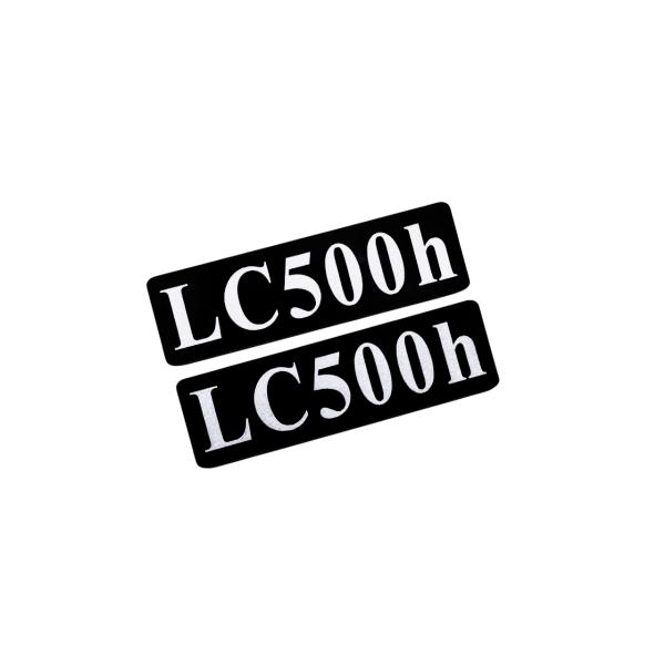 EEE-912-4 LC500h 黒白 アクリル2層 ステッカー レクサス カスタム 前期 後期 2枚1セット