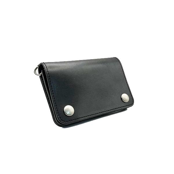 日本製 栃木レザー フルベジタブルタンニン トラッカー スナップ