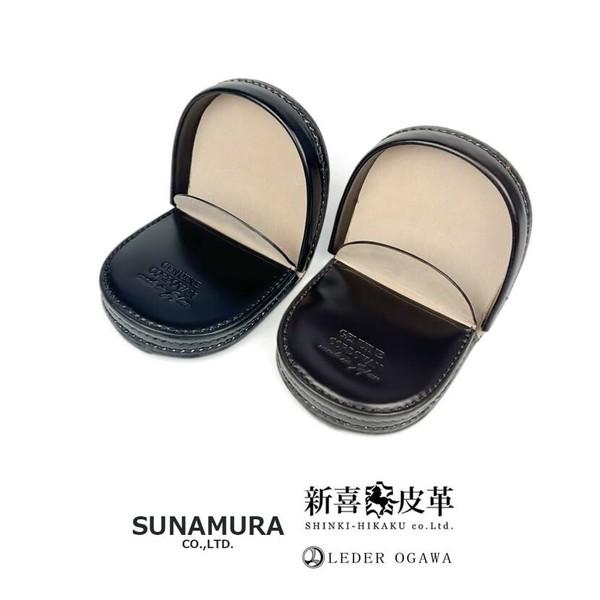 日本製 レーデルオガワ社 × 新喜皮革 コードバン 馬蹄 コイン