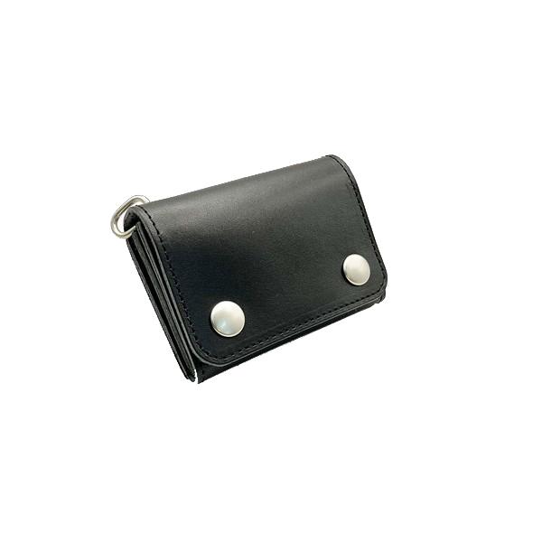 日本製 栃木レザー フルベジタブルタンニン トラッカー Wスナップ