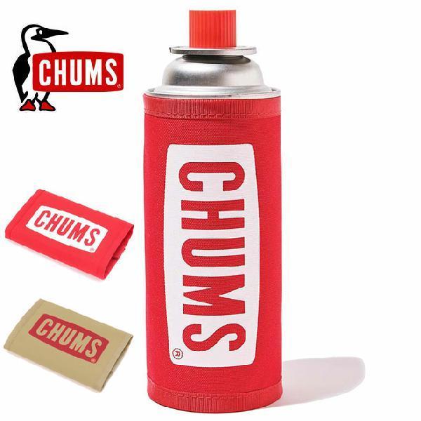 チャムス CB缶カバー チャムスロゴマルチカバー CHUMS CH60-3052 レッド 500gCB缶収納サイズペットボトルカバーにも アウトドア