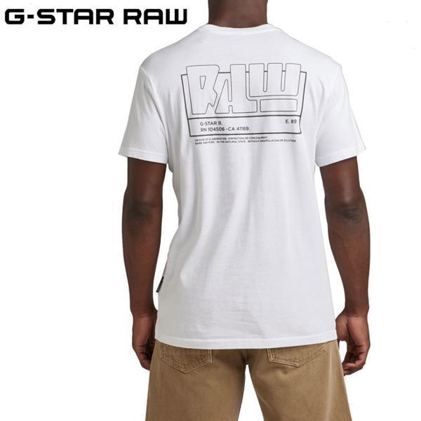 G-STAR RAW ジースター ロウ バックプリント Tシャツ 半袖 D23160-336 