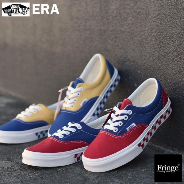 VANS バンズ ヴァンズ スニーカー エラ ERA (BMX CHK) BLU/RED VANS バンズ ヴァンズ スニーカー エラ ERA (BMX CHK) BLU/RED