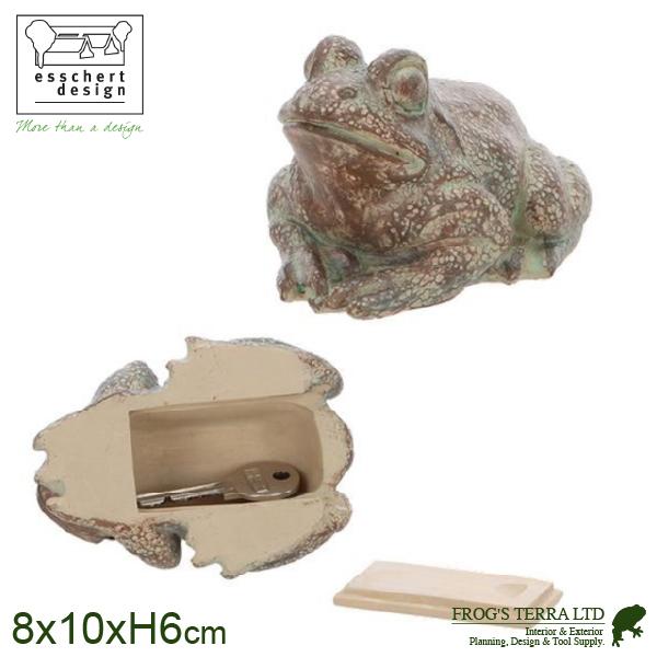 AG-37000652 キーキーパー フロッグ（W8cm×L10cmxH6cm）レジン製 エッシャーデザイン esschert deign