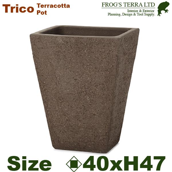 トリコ 963 L ロ40cm H37cm 底穴あり ハンドメイド 土もの 陶器鉢 テラコッタ プランター 園芸 寒冷地仕様 ポット Tr 963l カエルの庭や 通販 Yahoo ショッピング