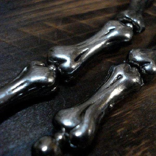 骨 ボーン バイカー ウォレットチェーン メンズ バイカーズ バイカー