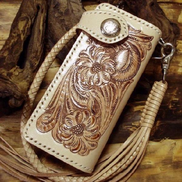 カービング　バイカーズ　長財布 送料無料】カービング 長財布 レザー 牛革 バイカーズウォレット