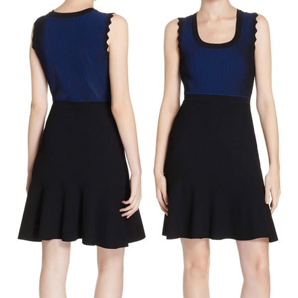 ダイアンフォンファステンバーグdvf ワンピース Diane Von Furstenberg dvf Adi Pullover Dress プルオーバー ドレス ブラック ブルー Dvfbr N1 フロムla 通販 Yahoo ショッピング
