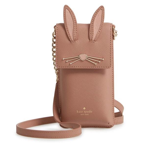 ケイトスペード iPhoneケース ★ 8ARU2653 Kate Spade IPHONE CASES RABBIT NORTH SOUTH  PHONE CROSSBODY ラビット ノース サウス フォン クロスボディ (マルチ)