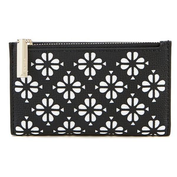 sylvia perforated small slim bifold wallet