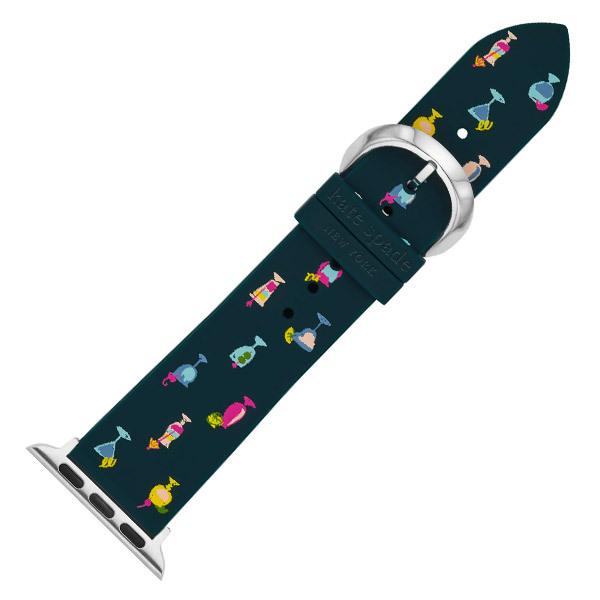 ケイトスペード apple watch付け替えバンド Kate Spade KSS0077 Apple Watch band (Navy)  アップルウォッチ バンド（ネイビー）