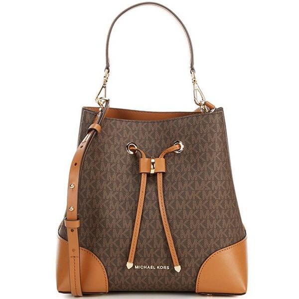 マイケルコース 2wayバッグ 30f9gz5l6b Michael Michael Kors Mercer Gallery Medium Logo Shoulder Bag Brown Acorn ミディアム バケットショルダー Mkロゴ Mkb 02 O11 フロムla 通販 Yahoo ショッピング