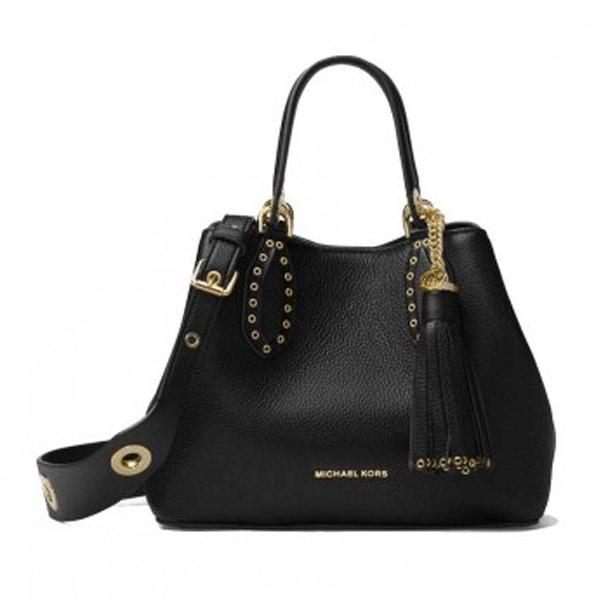 michael kors brooklyn leather satchel