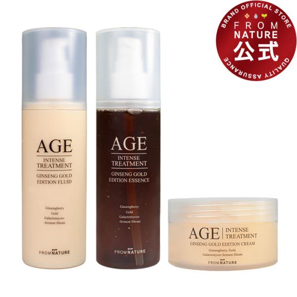 超人気アイテム“AGEインテンストリートメント”の韓方シリーズ！4年に一度しか実らない貴重な高麗人参の赤い実とゴールドをプラスした、ワンランク上のスキンケアシリーズです。上質な高麗人参エキスとゴールド、そしてガラクトミセス発酵濾過物が肌に活...