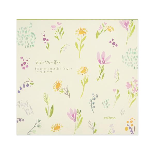 【仕様】<br>●内容　18枚入り・各2柄9枚・罫線あり<br>●サイズ　H155 x W165mm<br><br>時期を選ばずいつでもお使いいただけるデザインの便箋です。2柄18枚つづり、今...