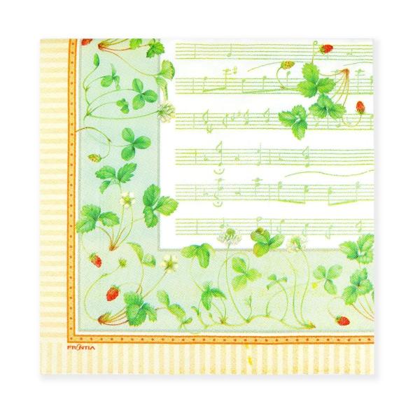ペーパーナプキン おしゃれ デコパージュ ミュージックイチゴ Pnk 005 フロンティアyahoo ショップ 通販 Yahoo ショッピング