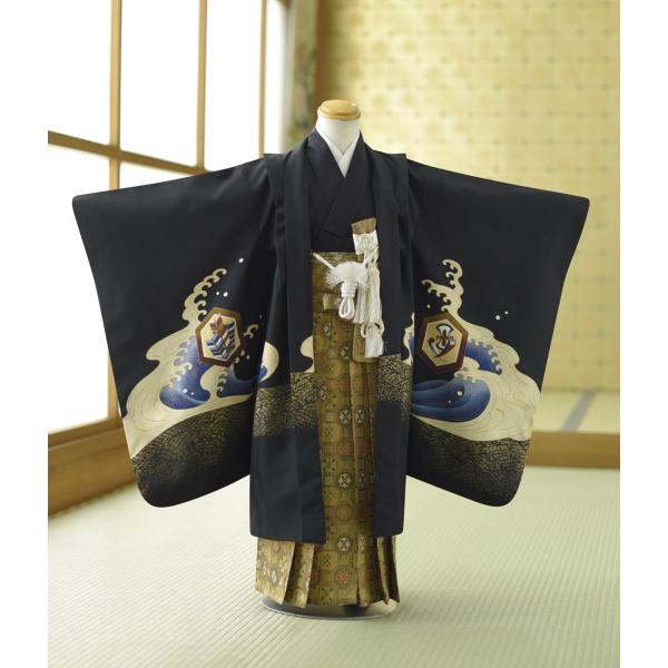 【商品番号：m753-5106】【商品名：黒宝舟】【七五三5才男の子】★適正サイズ：身長:98cm〜108cm-----------------------------------------------ご注文前に下記【予約状況】を必ずご確...
