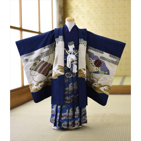【商品番号：m753-51178】【商品名：紺雲居かぶと】【七五三5才男の子】★適正サイズ：身長:106cm〜118cm-----------------------------------------------ご注文前に下記【予約状況】...