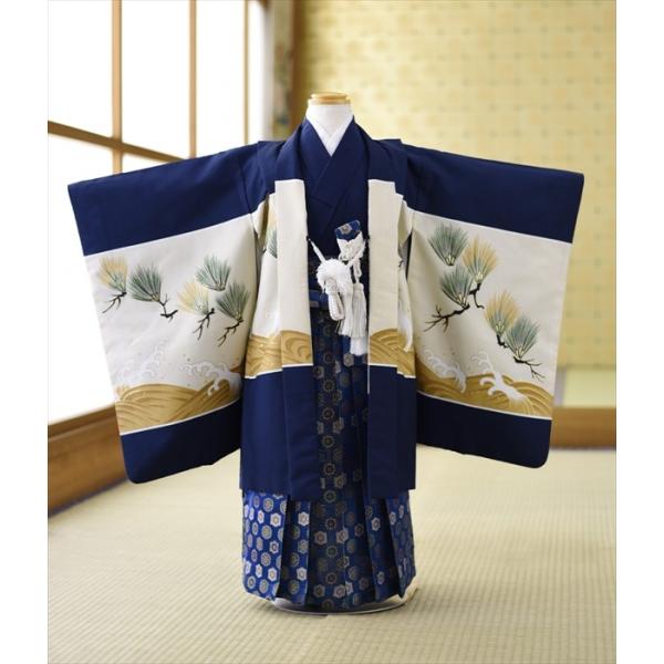 【商品番号：m753-5138】【商品名：紺かぶとに太鼓】【七五三5才男の子】★適正サイズ：身長:105cm〜117cm-----------------------------------------------ご注文前に下記【予約状況】...