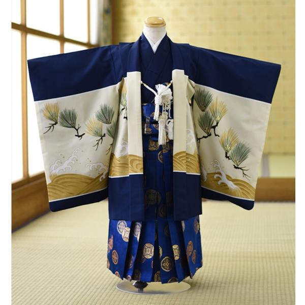【商品番号：m753-5148】【商品名：紺かぶとに太鼓】【七五三5才男の子】★適正サイズ：身長:98cm〜108cm-----------------------------------------------ご注文前に下記【予約状況】を...